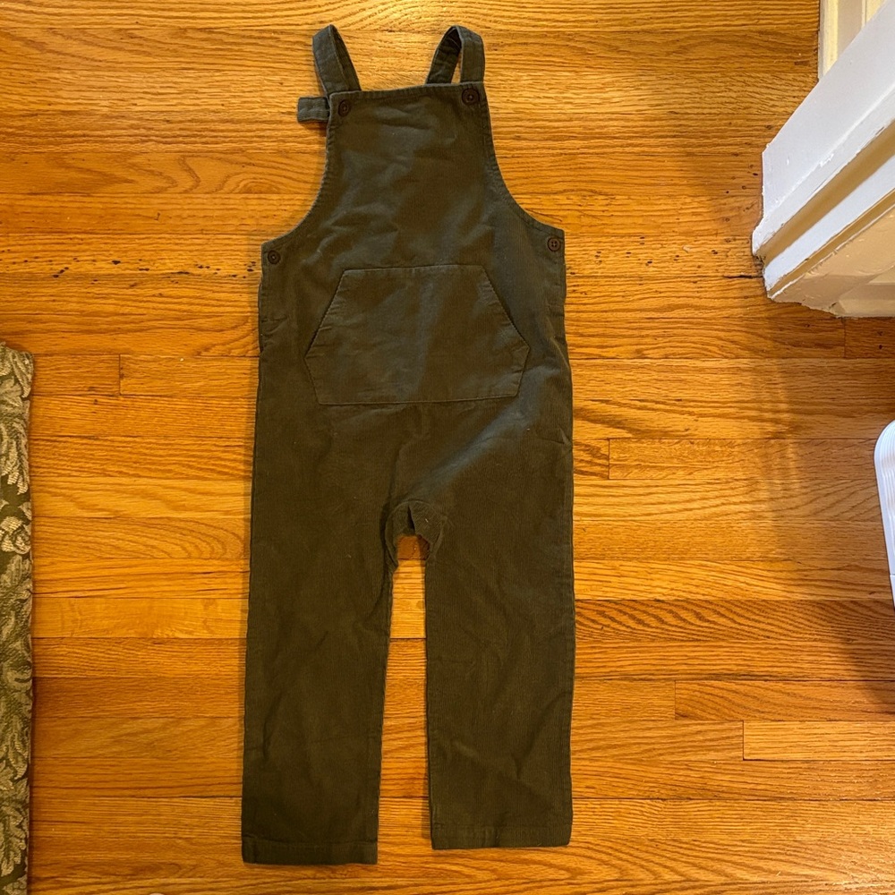 Colored Organics corduroy overalls